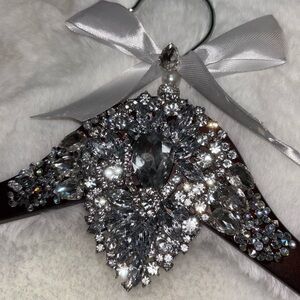 Wedding Present Prom quinceañera Dress bridal gift rhinestone crystal hanger NEW